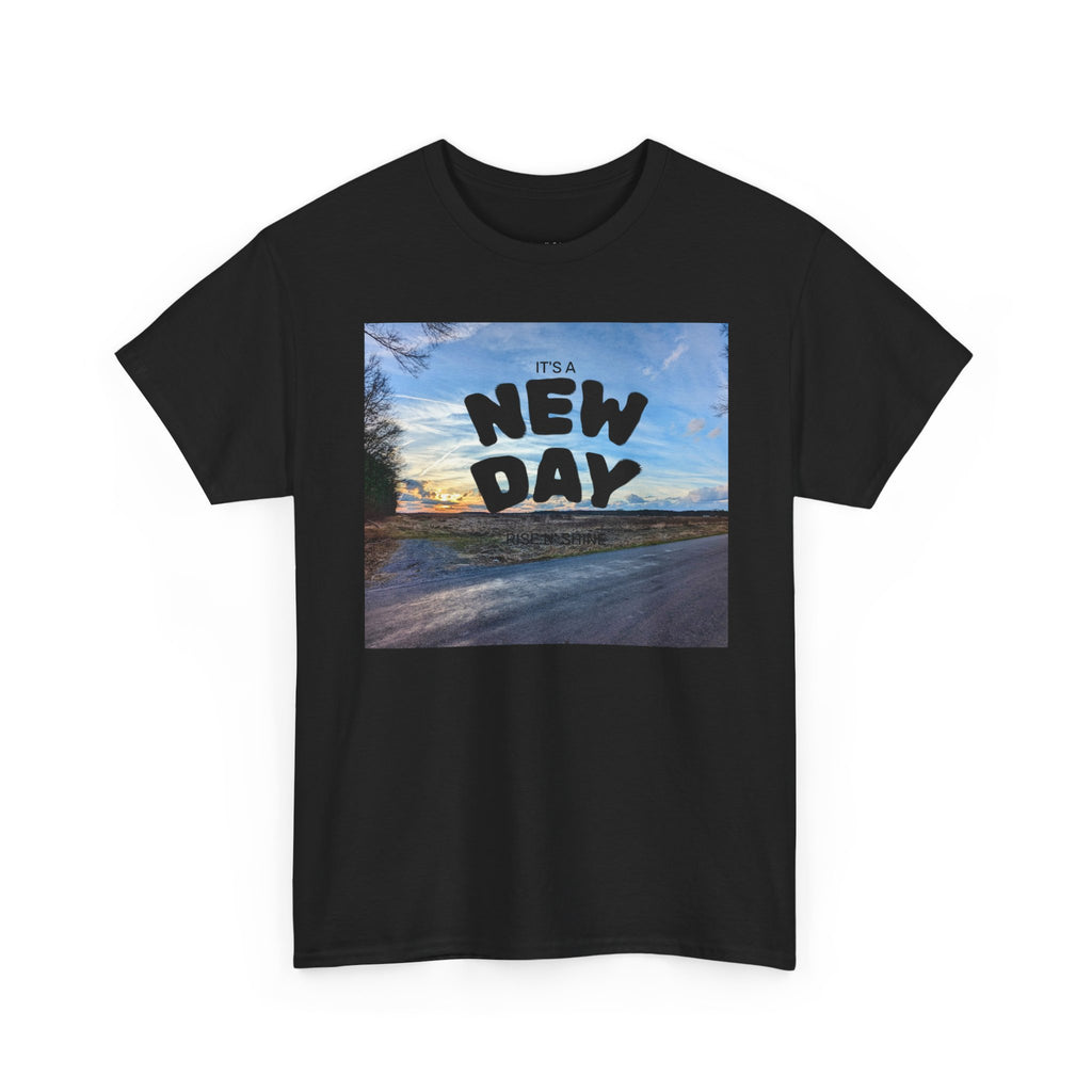 New Day Sunrise T-Shirt — Inspirational Beach Graphic Tee
