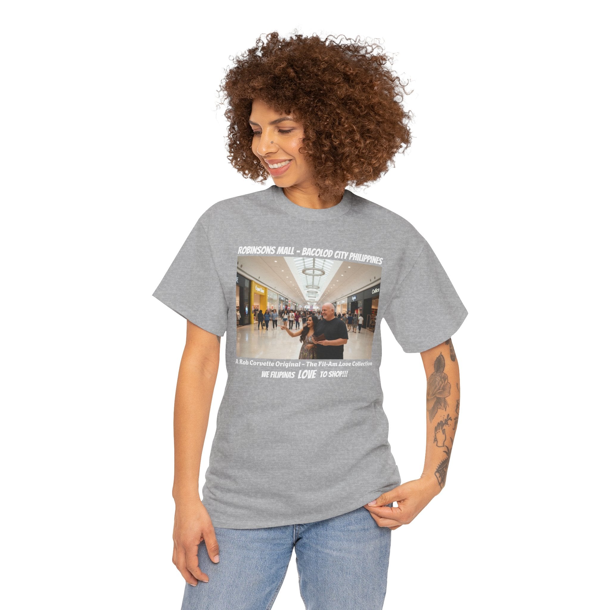 Robinsons Mall Bacolod Philippines Shirt - We Filipinas Love To Shop - Funny Fil-Am Couple Filipino Shopping Humor Graphic Tee Gift For Him