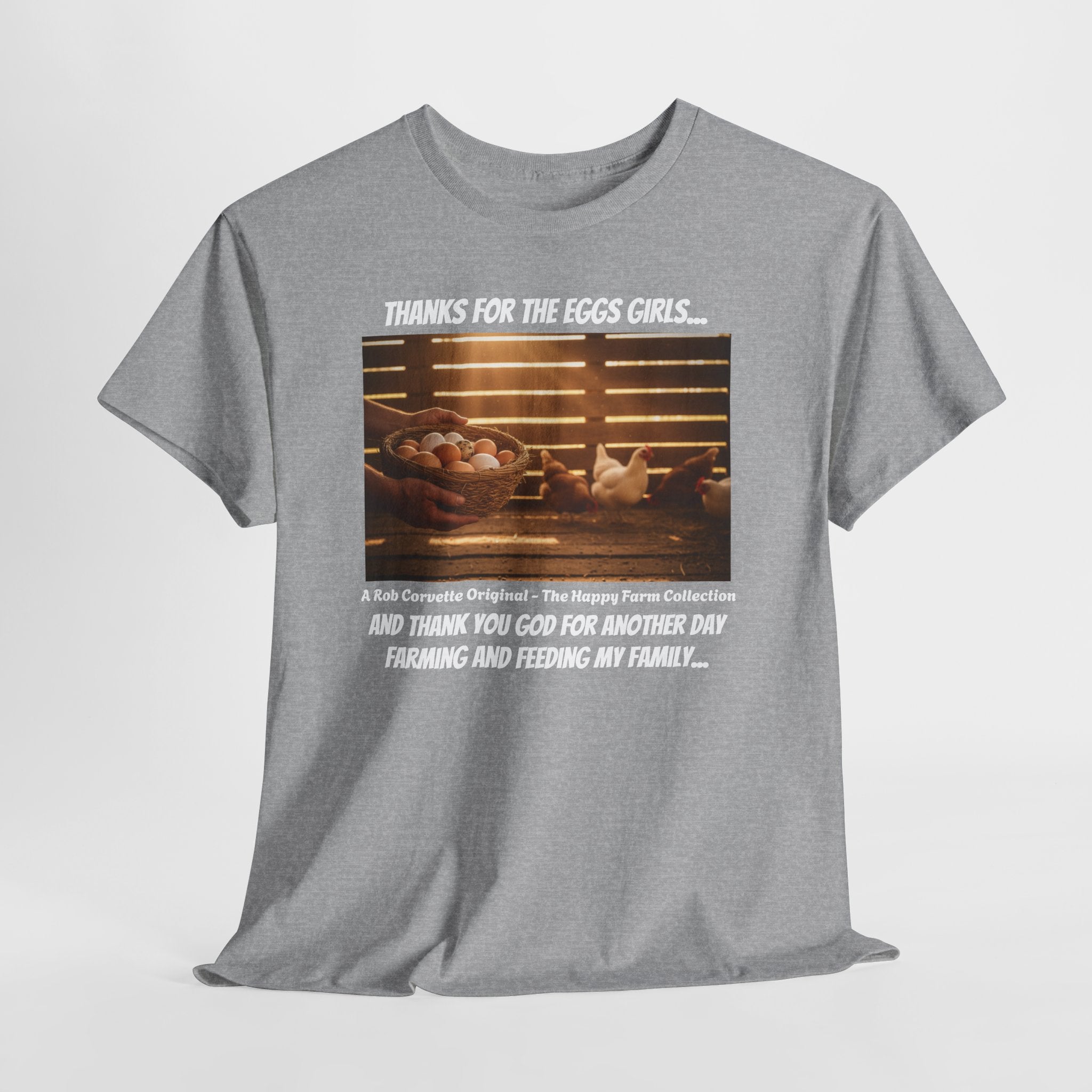Thanks For The Eggs Girls Shirt - Funny Grateful Farmer Chicken Lover Tee - Happy Farm Collection - Backyard Farmer Homestead Gift