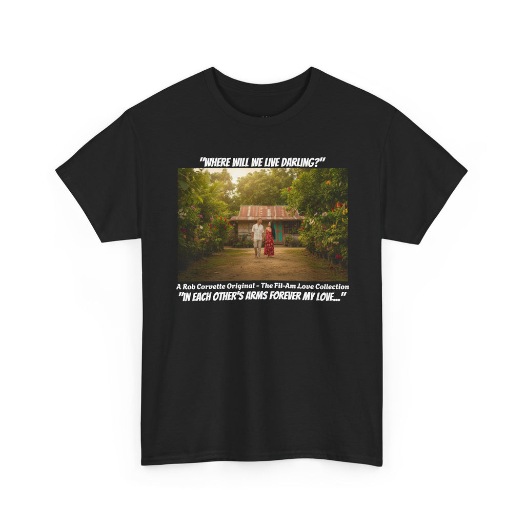 Where Will We Live Darling? Fil-Am Couple Philippines Provinces Shirt, Filipino American Love, Rustic Romance, Couples Gift Tee