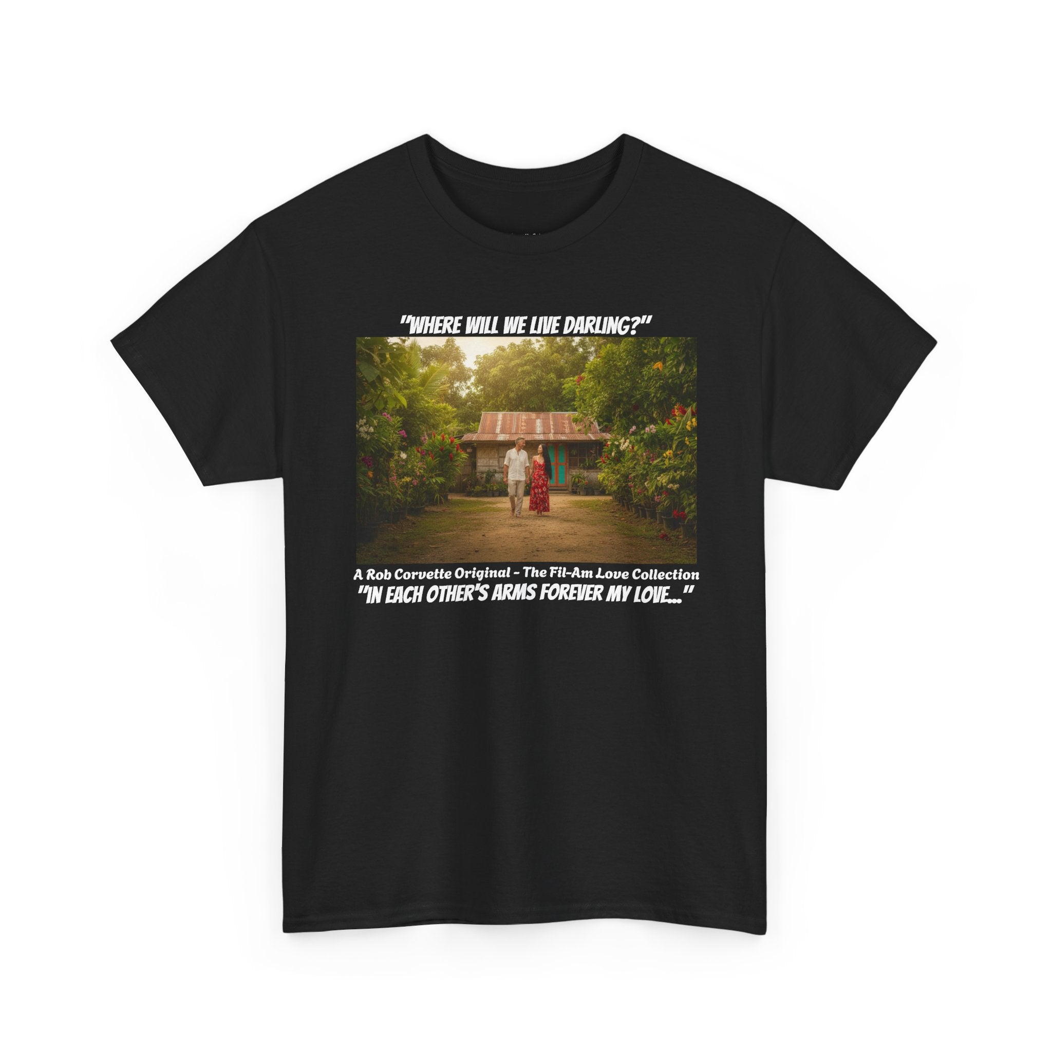 Where Will We Live Darling? Fil-Am Couple Philippines Provinces Shirt, Filipino American Love, Rustic Romance, Couples Gift Tee